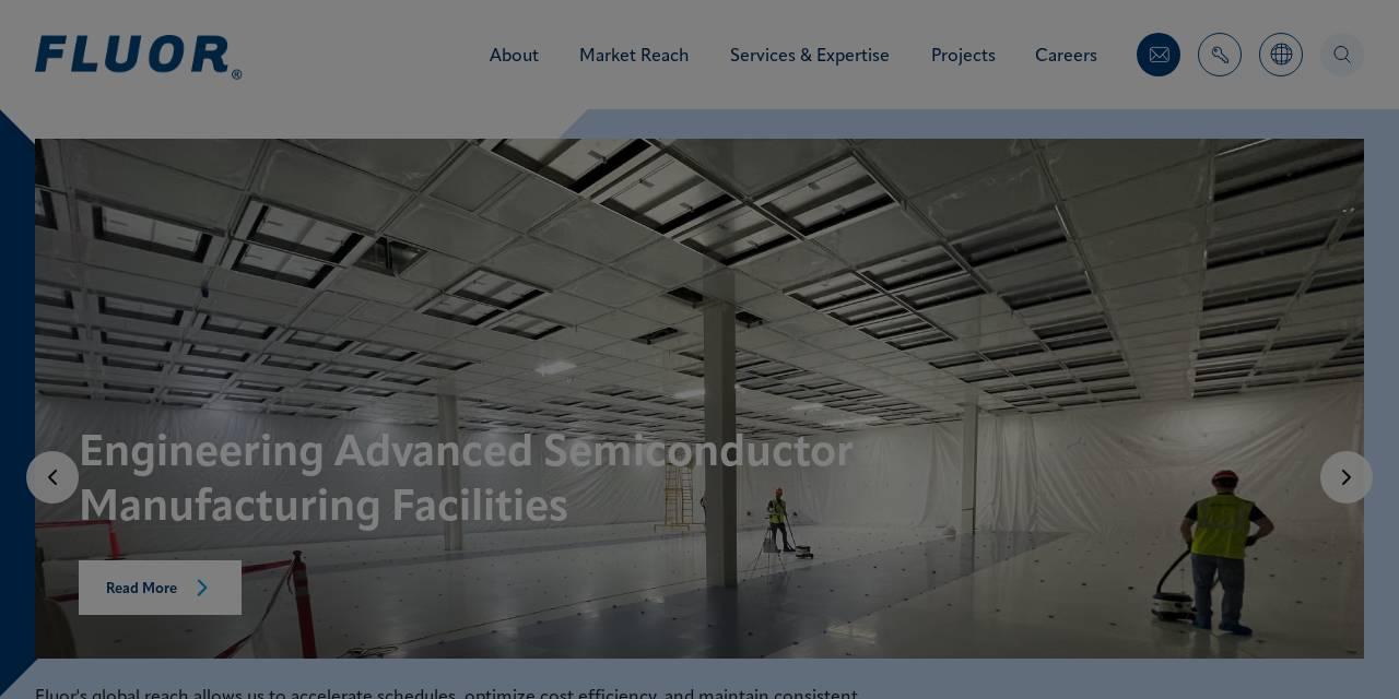 Fluor website