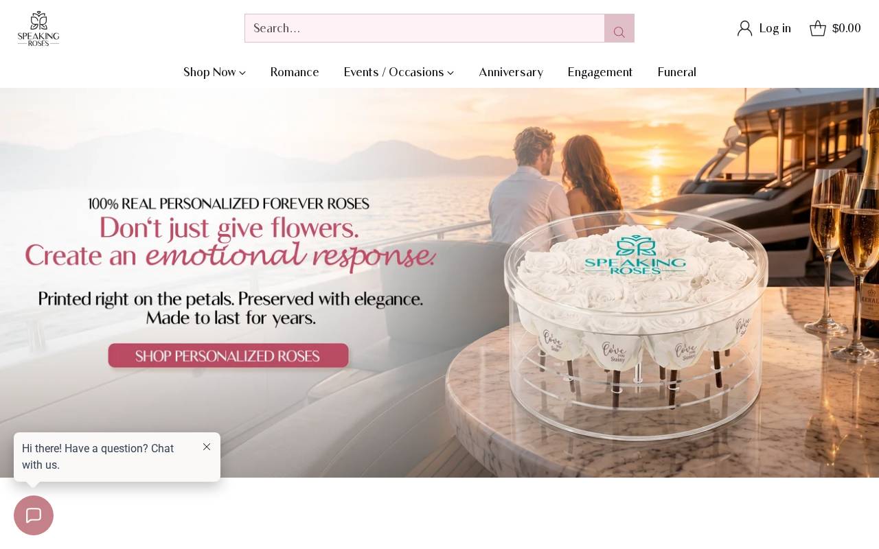 Speaking Roses website