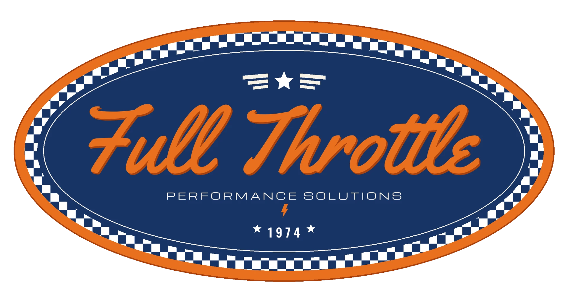 Full Throttle Performance Solutions badge, est. 1974